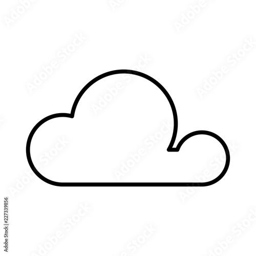 Cloud Interface UI UX Software App vector icon