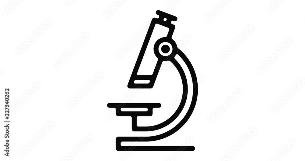 Biology line icon motion graphic animation with alpha channel. Biology line icon motion graphic animation with alpha channel.