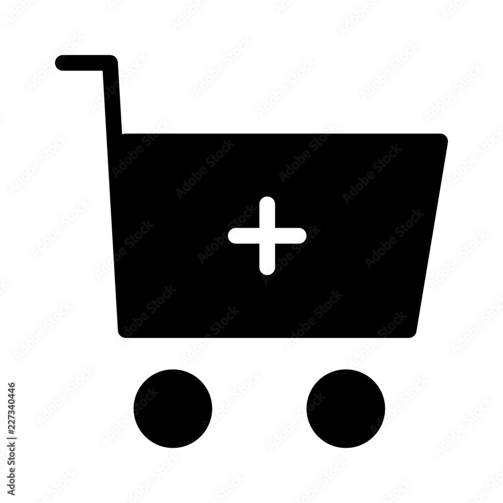 Cart Shopping Commerce Web Supermarket Add vector icon Cart Shopping Commerce Web Supermarket Add vector icon
