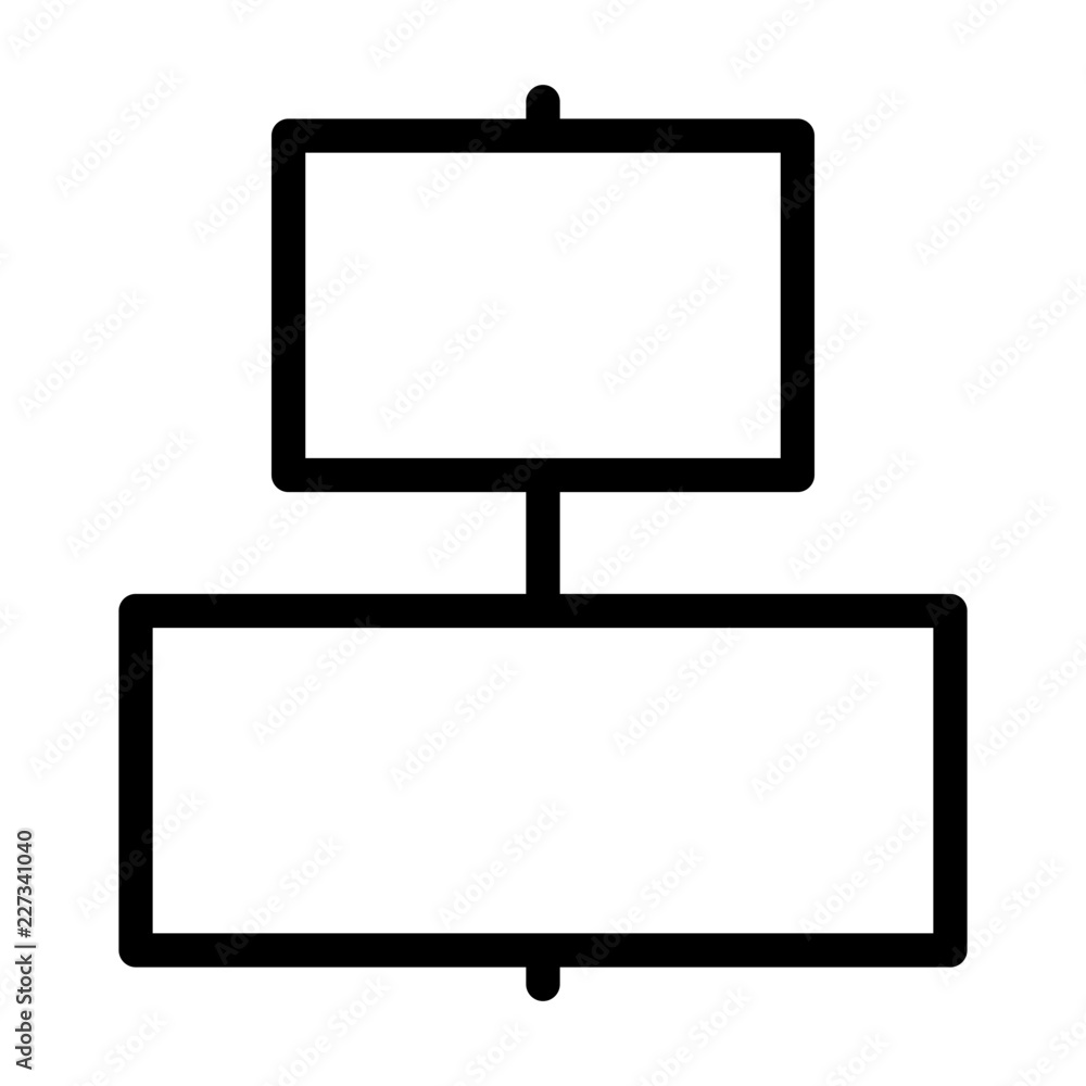 Center Alignment Computer Interface User Program vector icon Center Alignment Computer Interface User Program vector icon