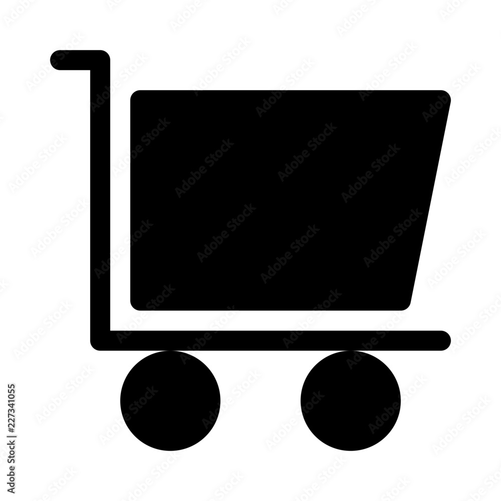 Cart Market Finance Money Exchequer Cash vector icon Cart Market Finance Money Exchequer Cash vector icon