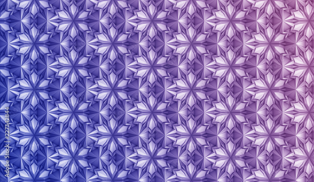 Bright color texture of three-dimensional complex dissected convex elements based on hexagonal grid. 3d illustration Bright color texture of three-dimensional complex dissected convex elements based on hexagonal grid. 3d illustration