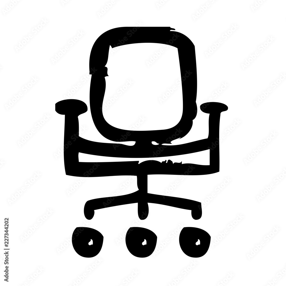 Chair Work Business Seo Agency Work vector icon Chair Work Business Seo Agency Work vector icon
