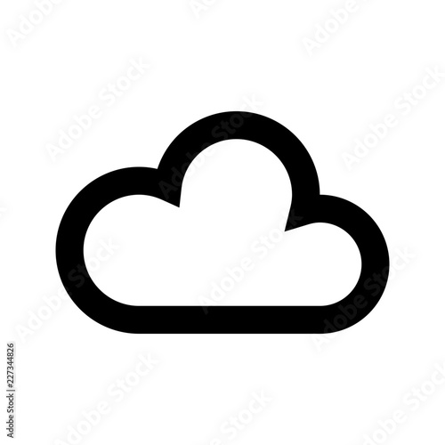 Cloud Network Transfers Gui Web vector icon