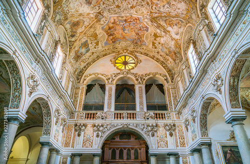 Cathedral of the Santissimo Salvatore in Mazara del Vallo  town in the province of Trapani  Sicily  southern Italy.
