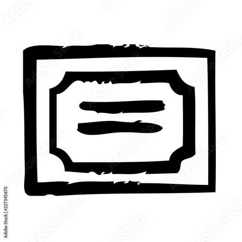 Certificate Award Education School Learning Creation Culture vector icon