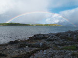Rainbow over the Isle of Lismore