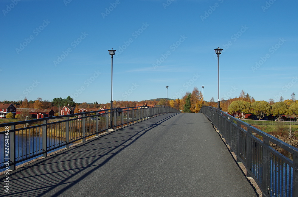 Fototapeta premium Bridge in rural Dalarna