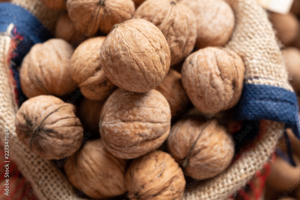 Still life with star anise and walnuts Still life with star anise and walnuts