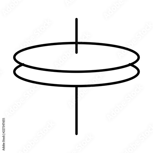 Closed HI Hat Music Sound Song Melody Tune vector icon
