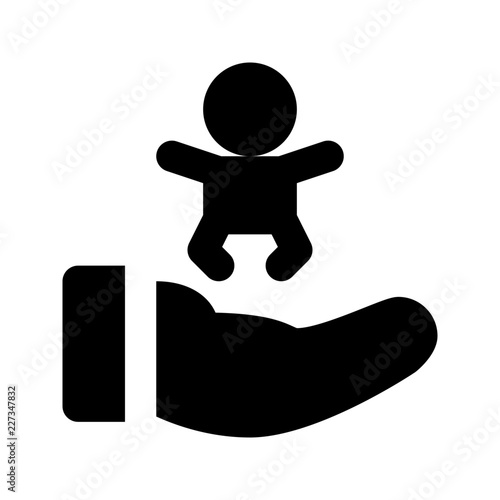 Child Support Law Justice Family Legislation vector icon
