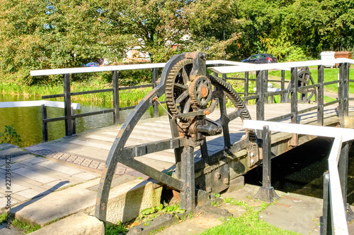 Forth & Clyde Canal Swing Bridge Lock photo