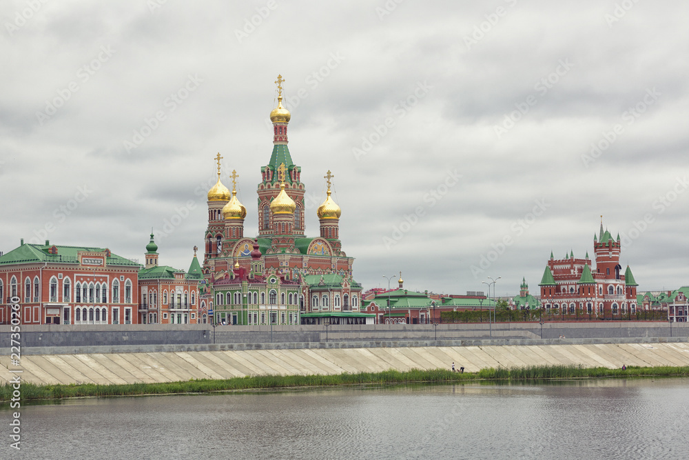 Yoshkar Ola city. Mari El, Russia.Cathedral of the Annunciation of the Blessed Virgin Mary