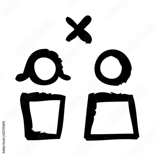 Divorce Couple Law Justice Family Legislation vector icon