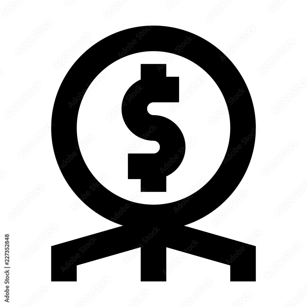Distribute Dollar Finance Money Exchequer Cash vector icon Distribute Dollar Finance Money Exchequer Cash vector icon