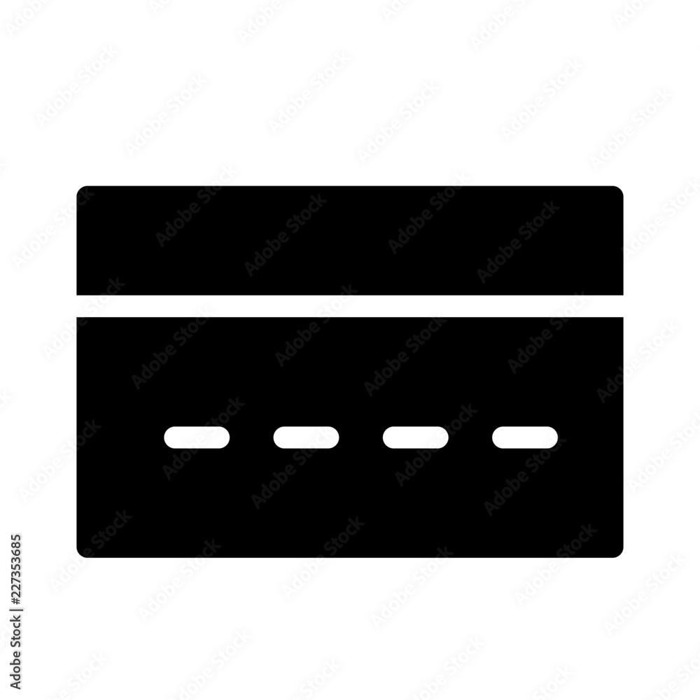 Credit Card Number Commerce Shop Interface UI UX Software App vector icon Credit Card Number Commerce Shop Interface UI UX Software App vector icon