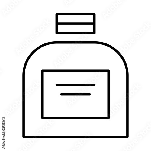 Cream Jar Hairdresser Barber Coiffeur Haircutter vector icon