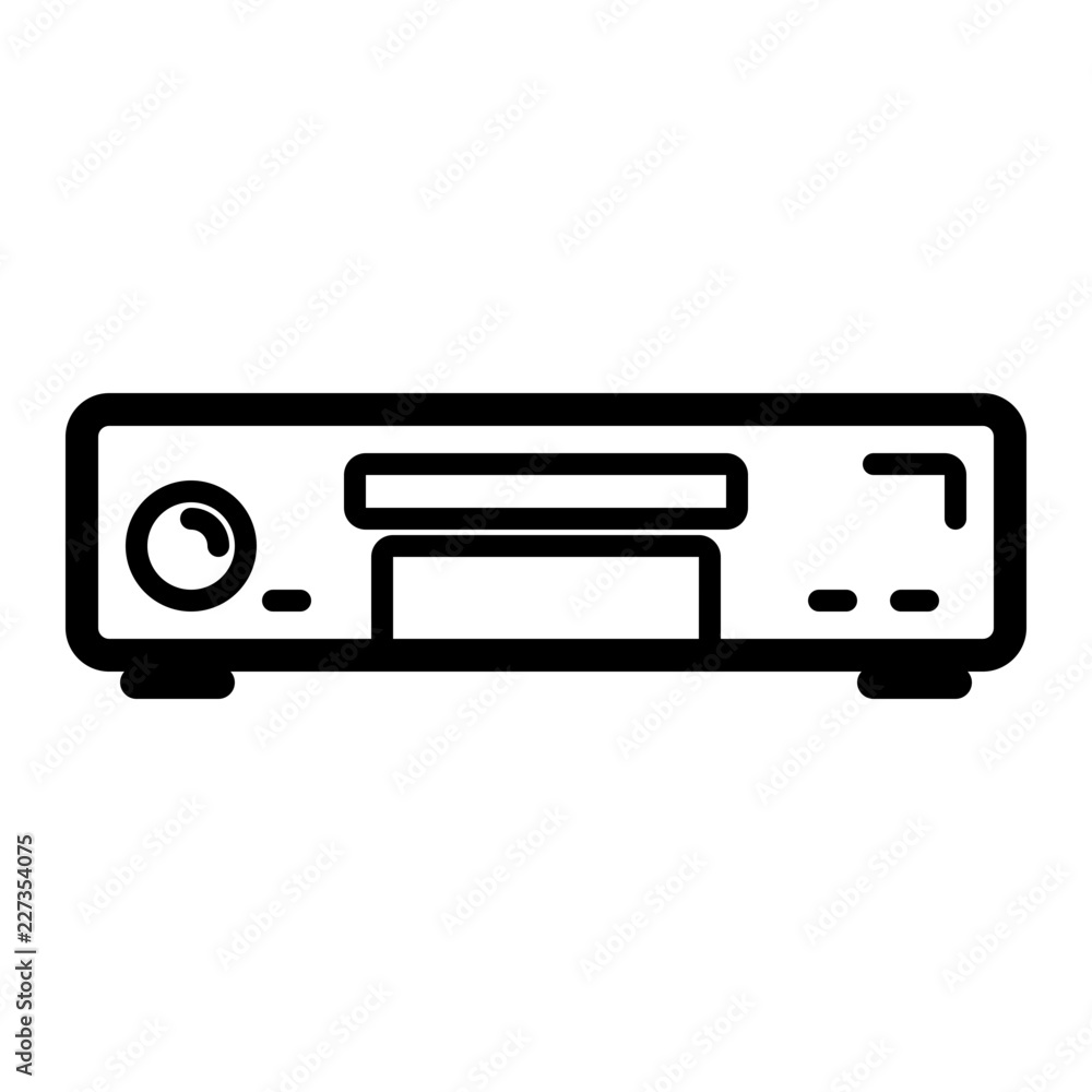 Discplayer Multimedia Media Technology Audio Video vector icon Discplayer Multimedia Media Technology Audio Video vector icon