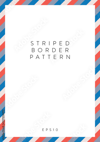 Invite template with a striped background