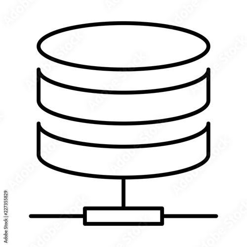 Database Computer Service IT Programming Hardware Webdesign vector icon