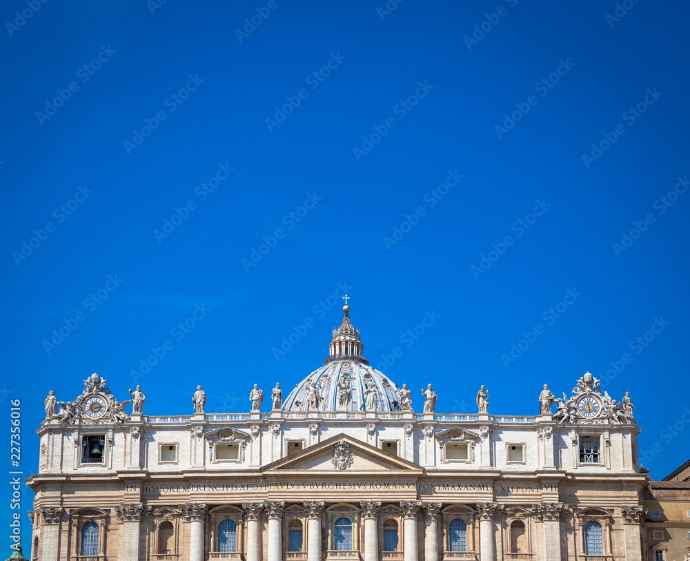 Fototapeta premium Saint Peter Basilica Dome in Vatican