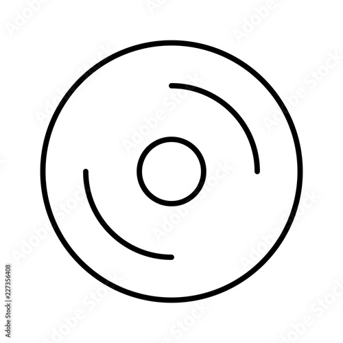 Compact Disc Electronics Devices Technology Products vector icon