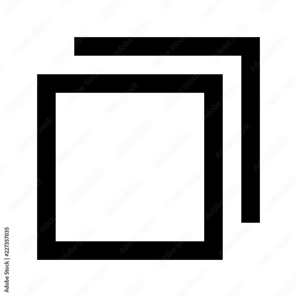 Copy Slides Layer Interface Gui Web vector icon Copy Slides Layer Interface Gui Web vector icon