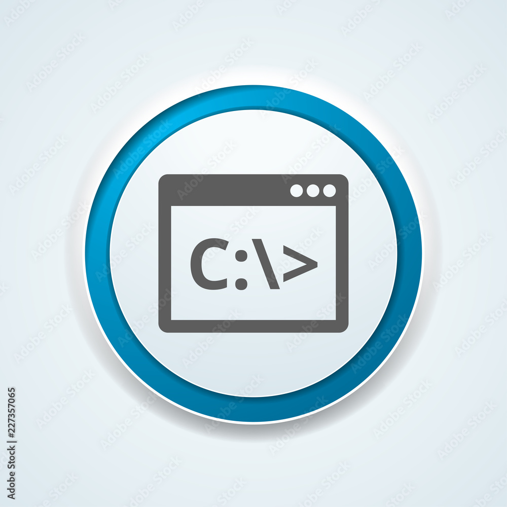 Command Prompt button illustration Command Prompt button illustration