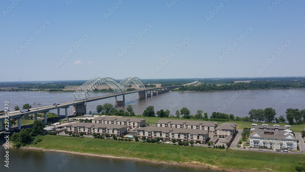 Bridge over the Mississippi at Memphis, Tennessee
