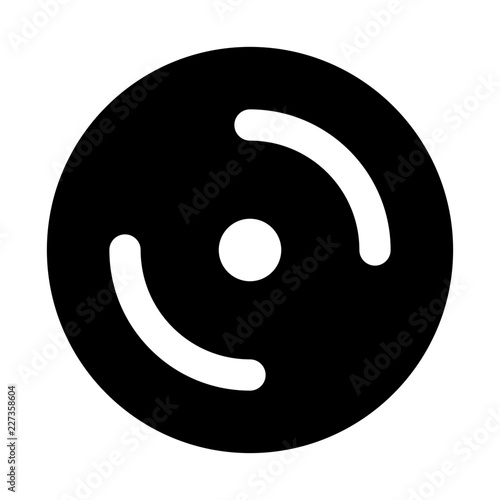 Compact Disc Electronics Devices Technology Products vector icon