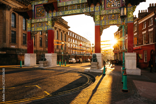 Chinese Arch in Liverpool photo