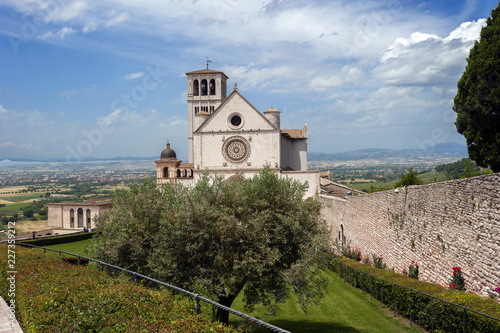 Basilica of St. Francis in Assisi.
