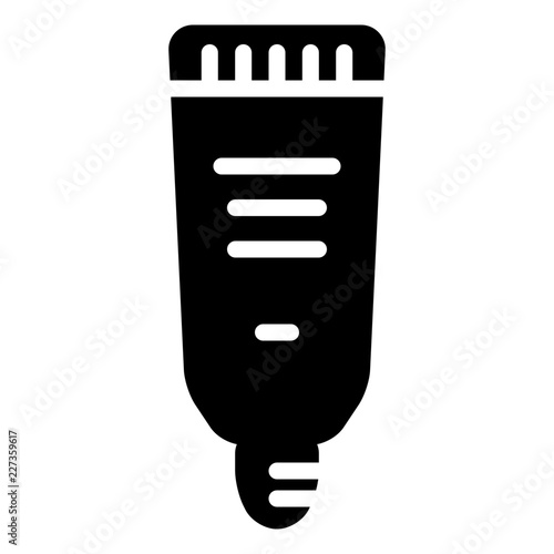 Cream Hairdresser Barber Coiffeur Haircutter vector icon
