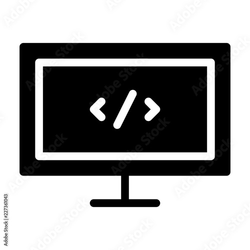 Coding Education Science School Physics vector icon