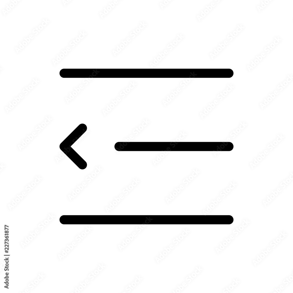 Dedent Text Editor Write Author Writer vector icon Dedent Text Editor Write Author Writer vector icon