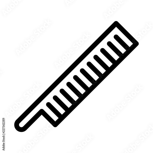 Comb Hairdresser Barber Coiffeur Haircutter vector icon