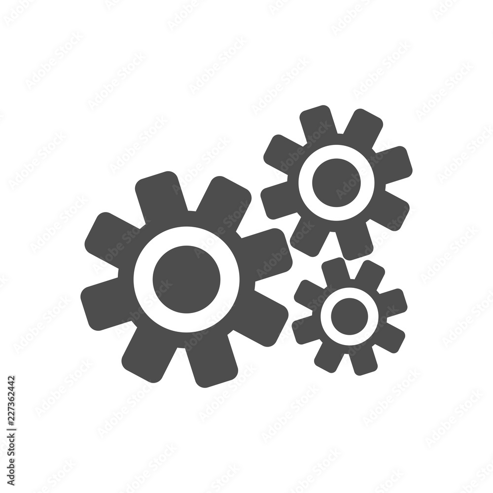 gear icon vector, flat design best vector icon gear icon vector, flat design best vector icon
