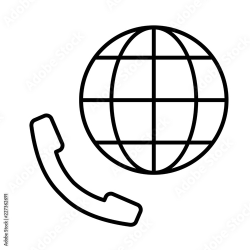Conference Call Worldwide Work Business Seo Agency Work vector icon