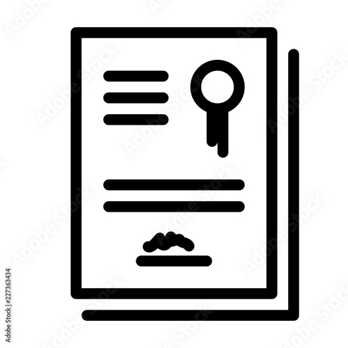 Contract Lawyer Judge Judgement Law vector icon