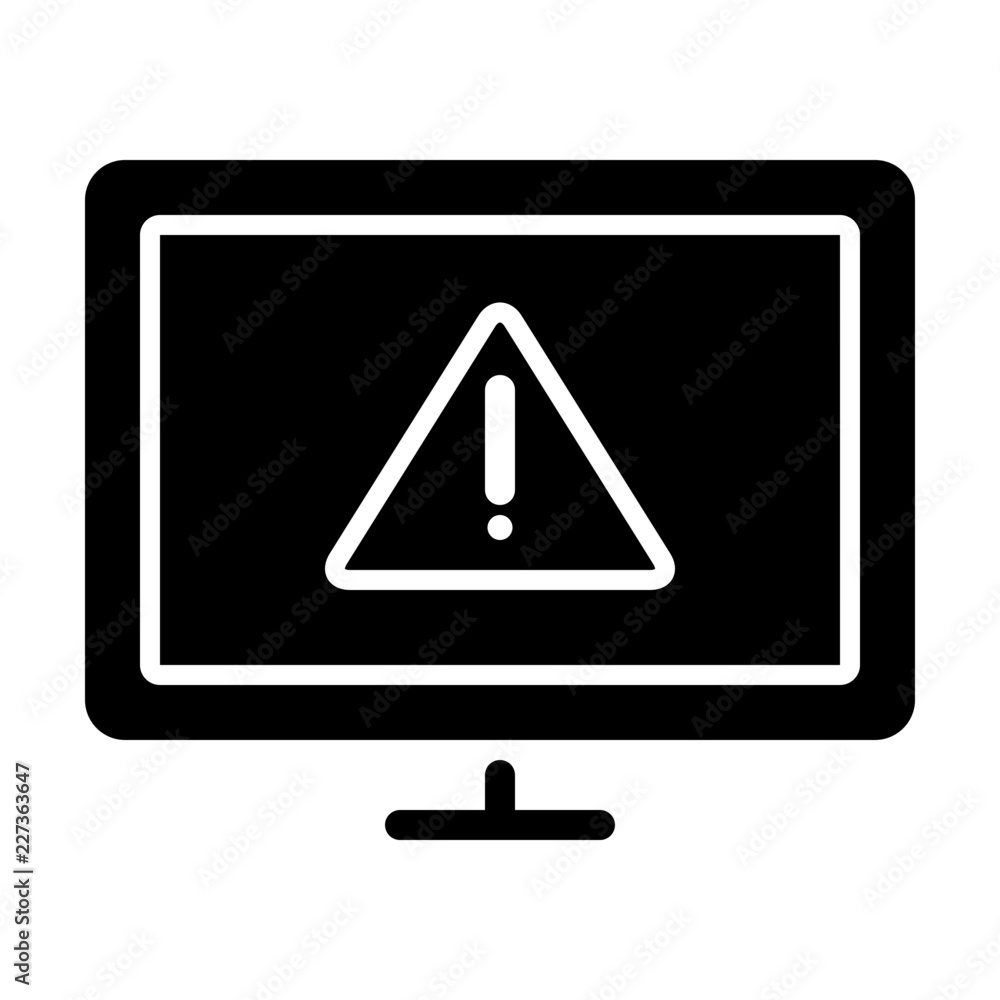Display Attention Internet Web Technology Computer vector icon Display Attention Internet Web Technology Computer vector icon