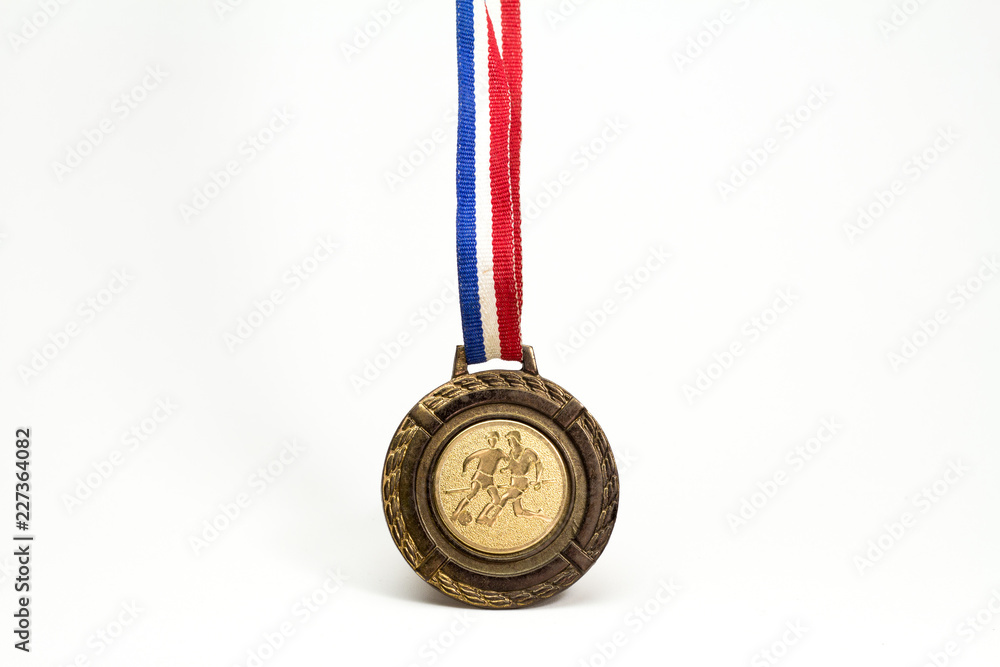 Sport medal in white background Sport medal in white background