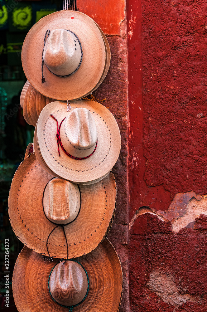 Obraz premium Kapelusze - San Miguel de Allende, Meksyk