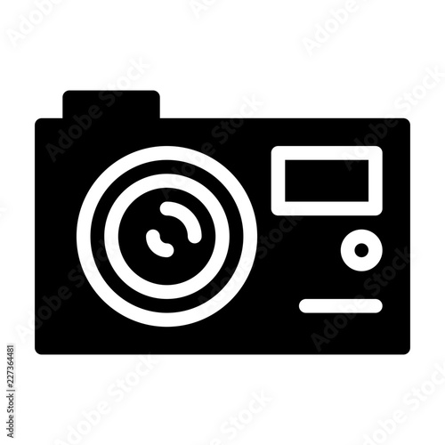 Compact Camera Electronic Devices Hardware Electric Equipment vector icon