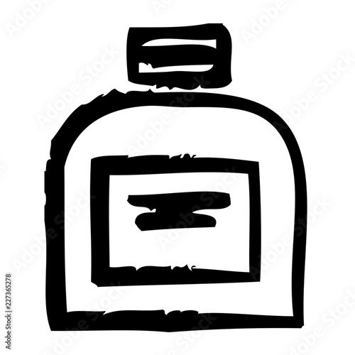 Cream Jar Hairdresser Barber Coiffeur Haircutter vector icon