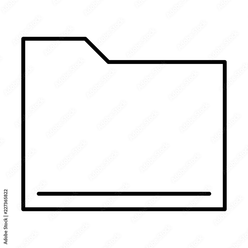 Folder Computer Interface User Program vector icon Folder Computer Interface User Program vector icon