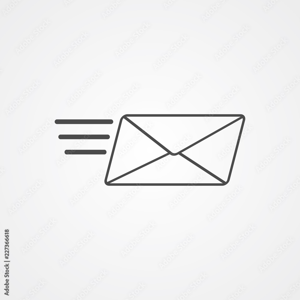 Mail vector icon sign symbol Mail vector icon sign symbol