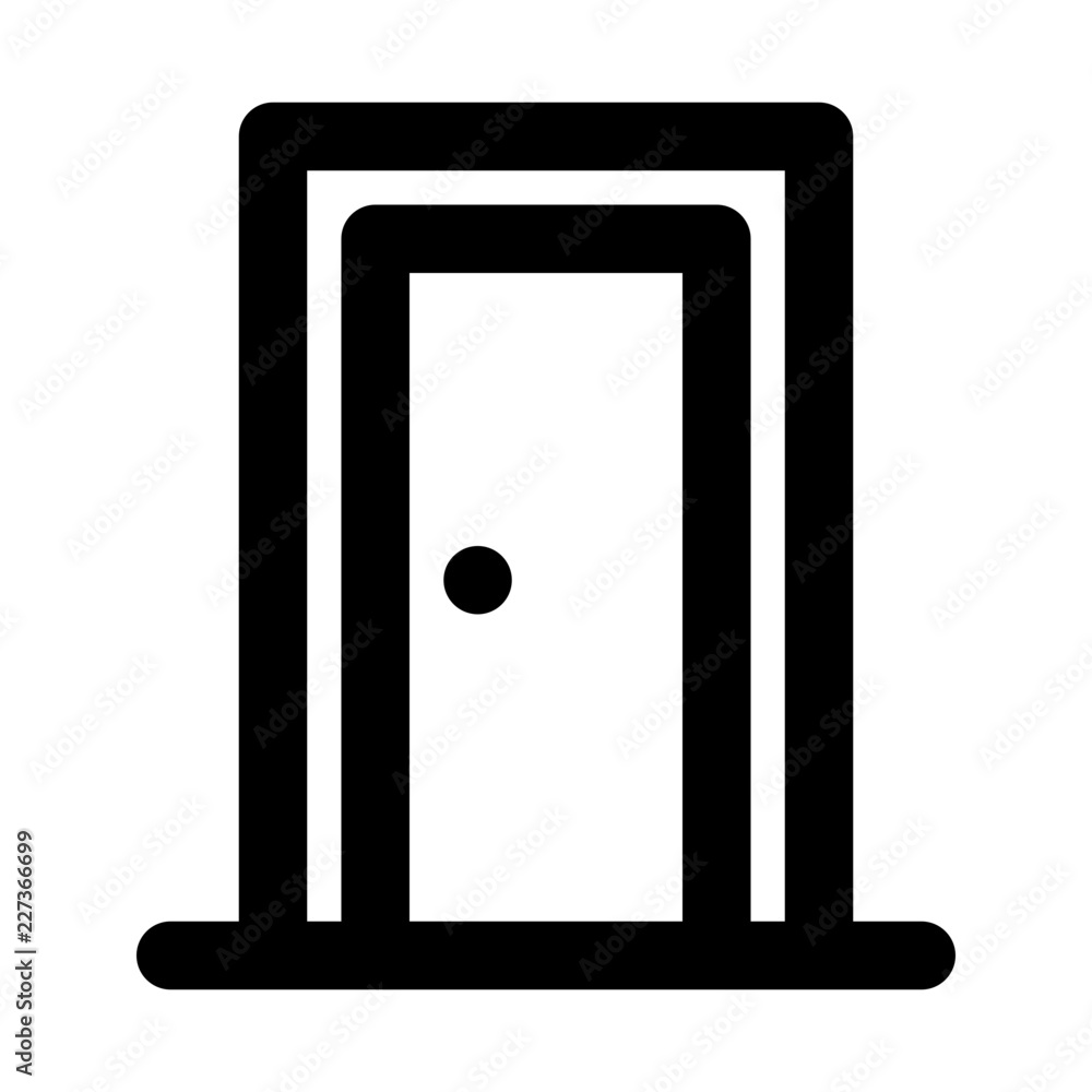 Door Real Estate Building Holdings vector icon Door Real Estate Building Holdings vector icon