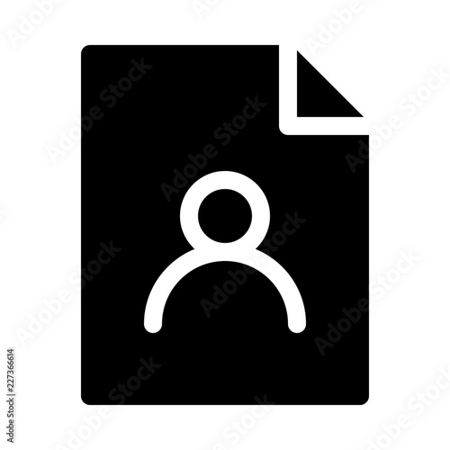 Document File User Gui Web vector icon