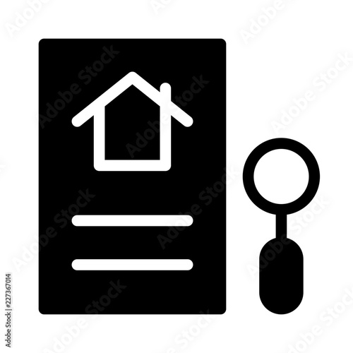 Expose Proof Informations Build Real Site Estate Building Holdings vector icon