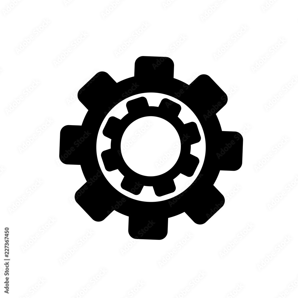 Gears on a white background. Vector illustration. Gears on a white background. Vector illustration.
